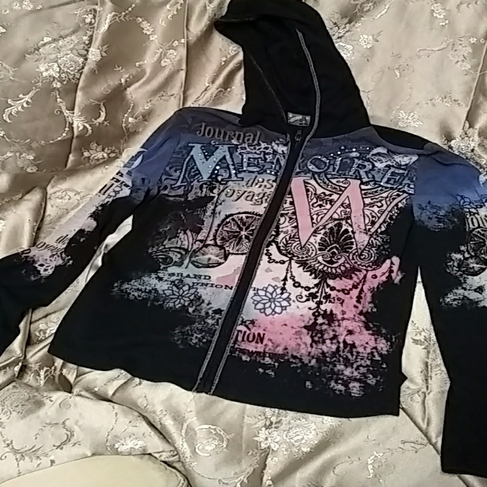 Women's hoodie petite large vanilla sugar